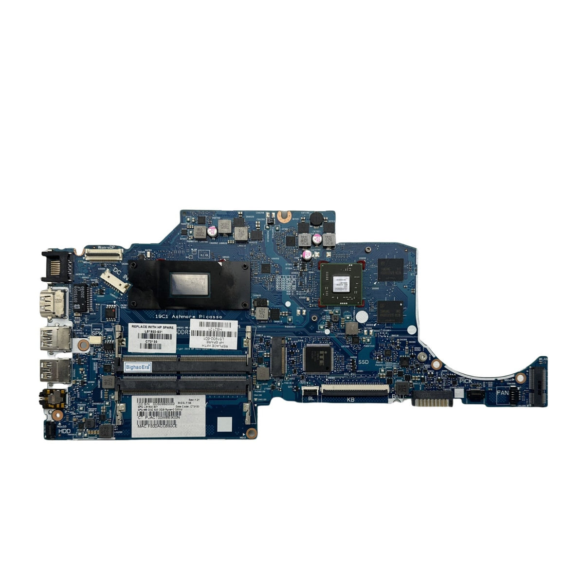 HP 14s-dk Motherboard 6050A3063701 L51930-601 with R3-3200U CPU Radeon 530-2GB - Bighao-era Laptop Part