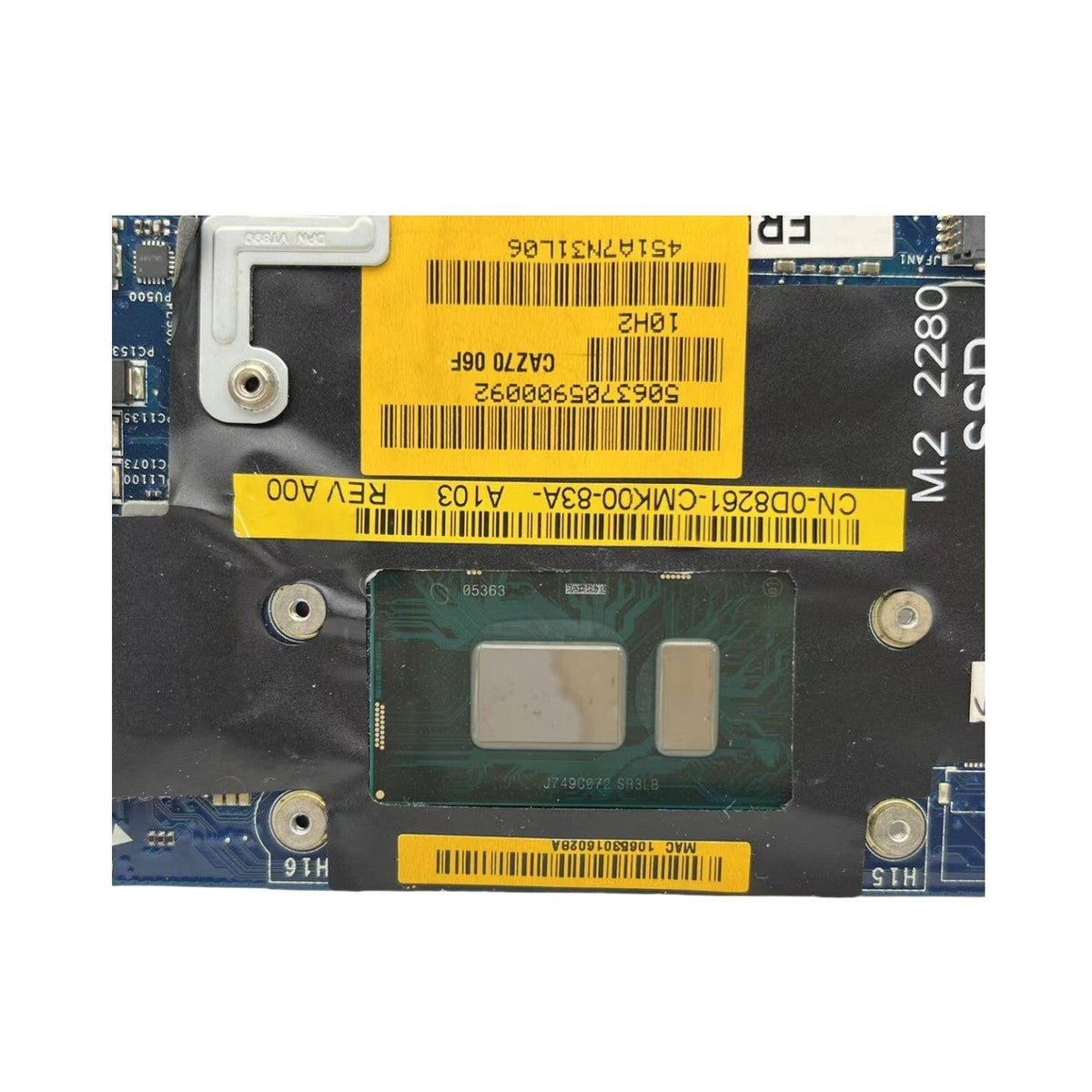 DELL XPS 13 9360 Motherboard LA-F051P CN-0D8261 with i5-8250U CPU 8GB-RAM - Bighao-era Laptop Part