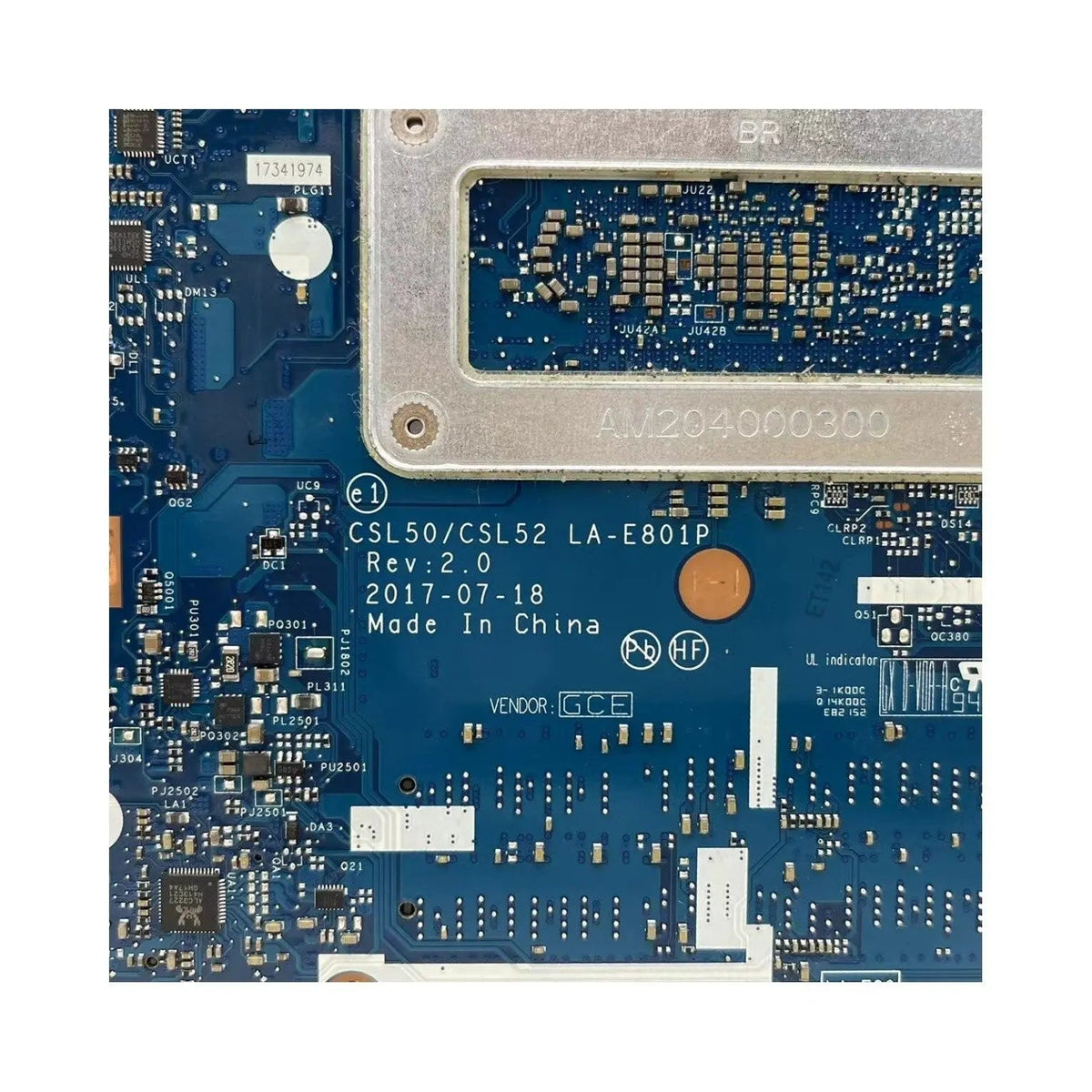 HP Pavilion 15-BS 250 G6 Motherboard LA-E801P 926246-601 with i7-7500U CPU - Bighao-era Laptop Part