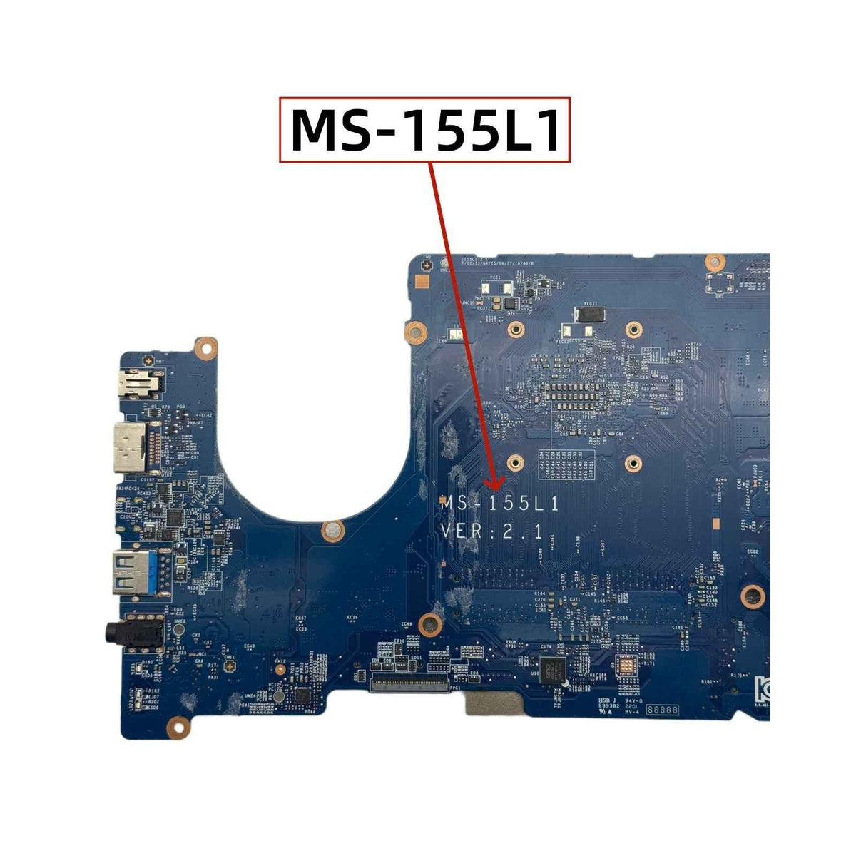 MSI Modern 15 A5M Motherboard MS-155L 607-155L1-16S with R5-5500U CPU - Bighao-era Laptop Part