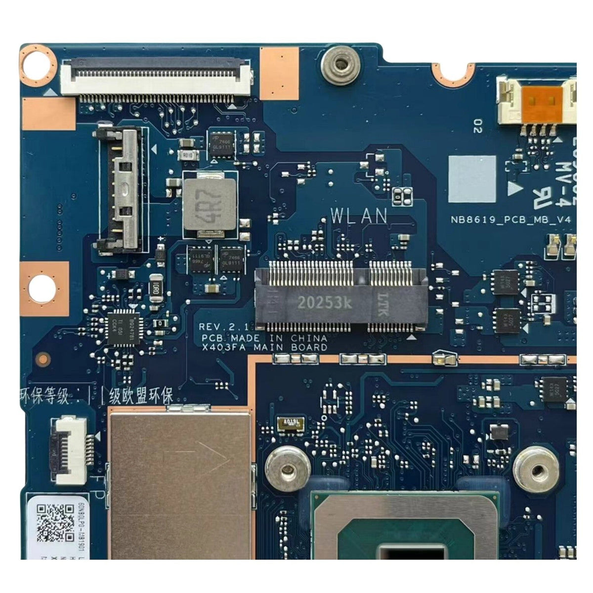ASUS VivoBook 14 X403FA Motherboard 90NB0LP0‑R00081 with i3-8145U 8GB-RAM - Bighao-era Laptop Part