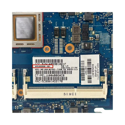 HP Elitebook 725 G2 Motherboard 6050A2631301 802506-601 with A8 Pro?7150B CPU - Bighao-era Laptop Part