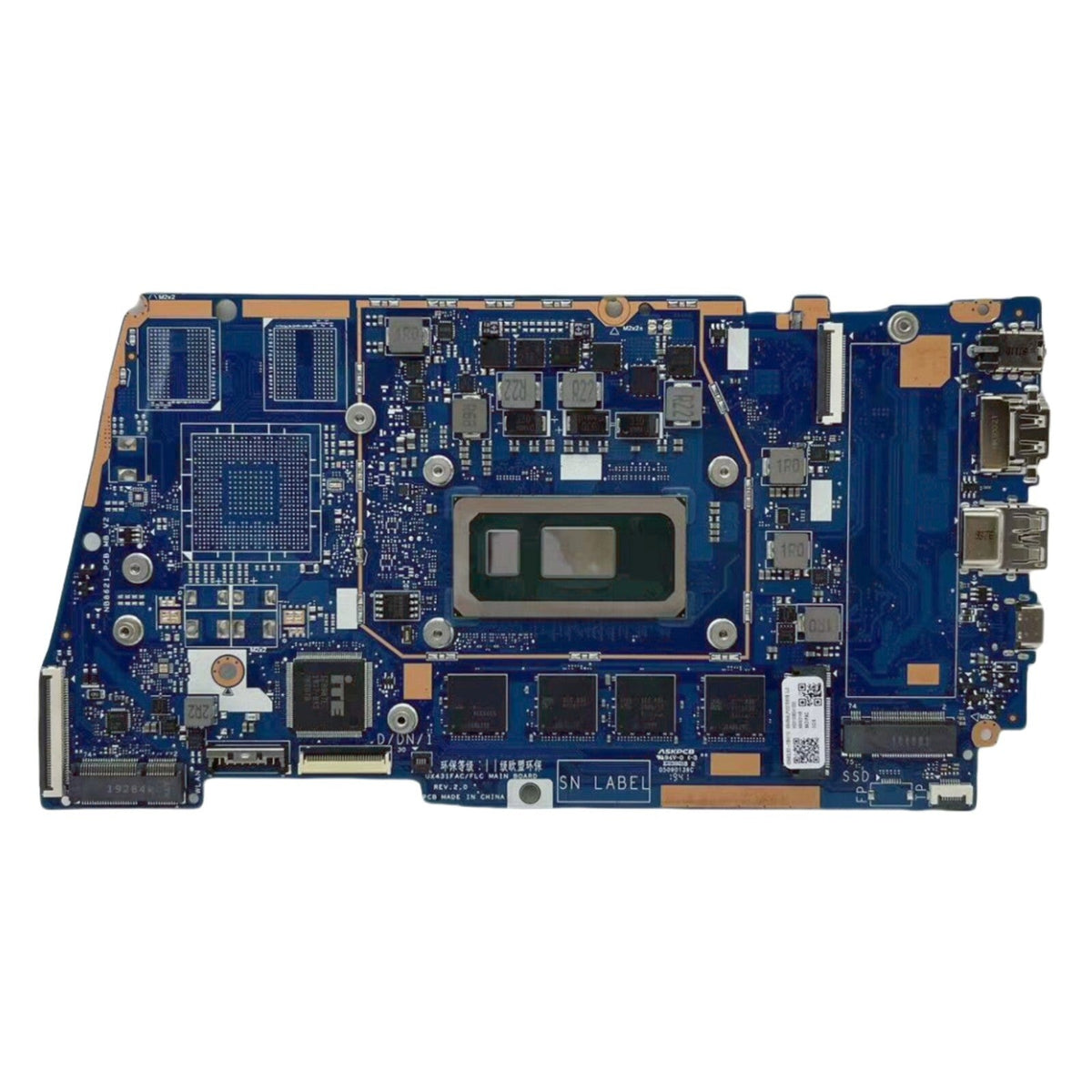 ASUS X431FAC UX431FAC Motherboard 90NB0LR0‑R00050 with i7-10510U CPU 8GB-RAM - Bighao-era Laptop Part