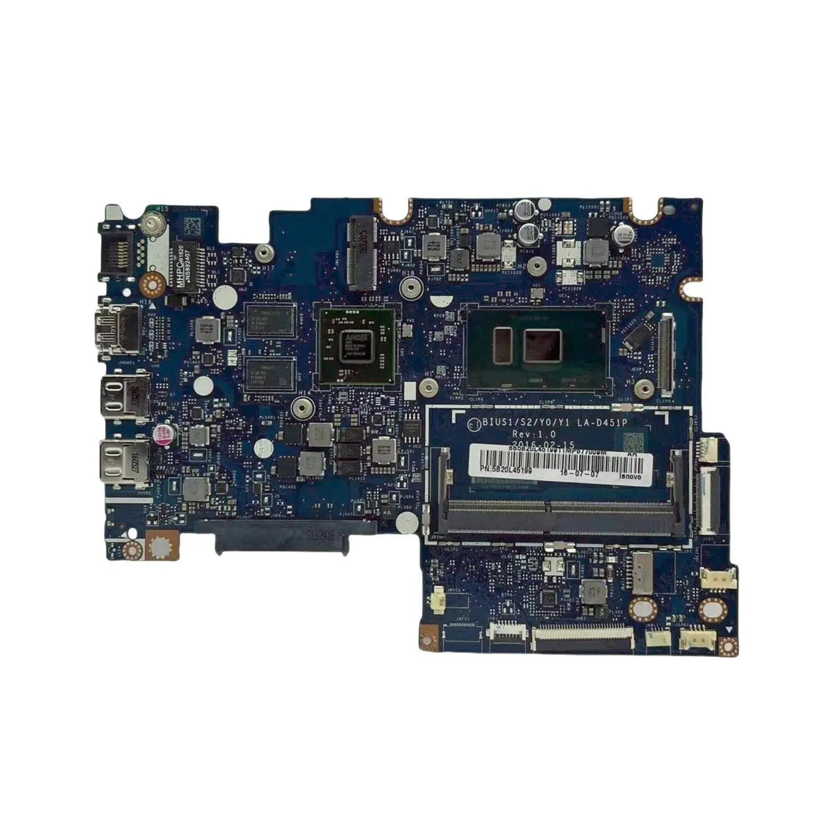 Lenovo Yoga 510-14ISK Motherboard LA-D451P 5B20L45199 with i7-6500U R7 M460-2GB - Bighao-era Laptop Part