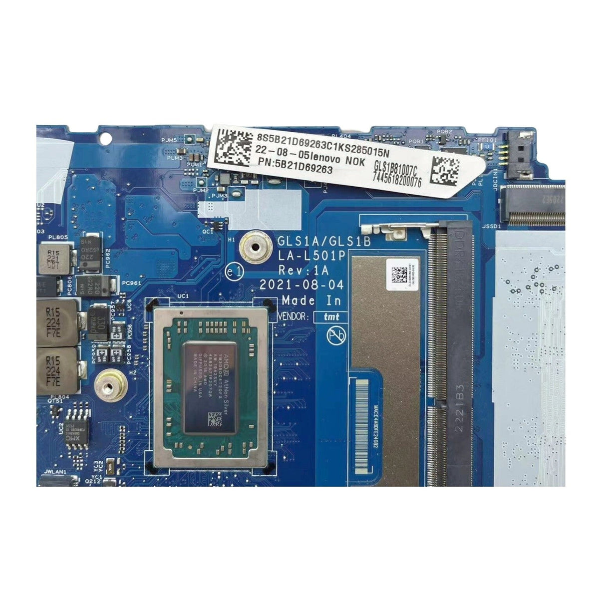 Lenovo IdeaPad 1-15ADA7 Motherboard LA-L501P 5B21D69261 5B21D69263 with YM3020U/3050U CPU 4GB-RAM 128GB-eMMC - Bighao-era Laptop Part