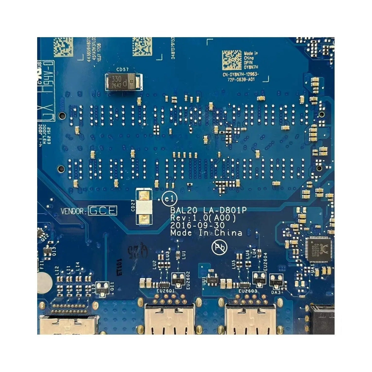 Dell Inspiron 5567 Motherboard LA-D801P CN-0Y8N7H with i5-7200U CPU R7 M445-2GB - Bighao-era Laptop Part