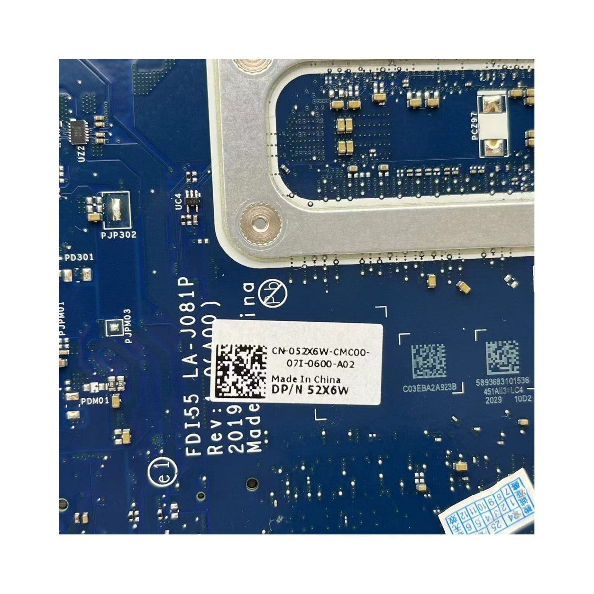 Dell Inspiron 15-3593 Motherboard LA-J081P CN-052X6W with i3-1005G1 CPU - Bighao-era Laptop Part