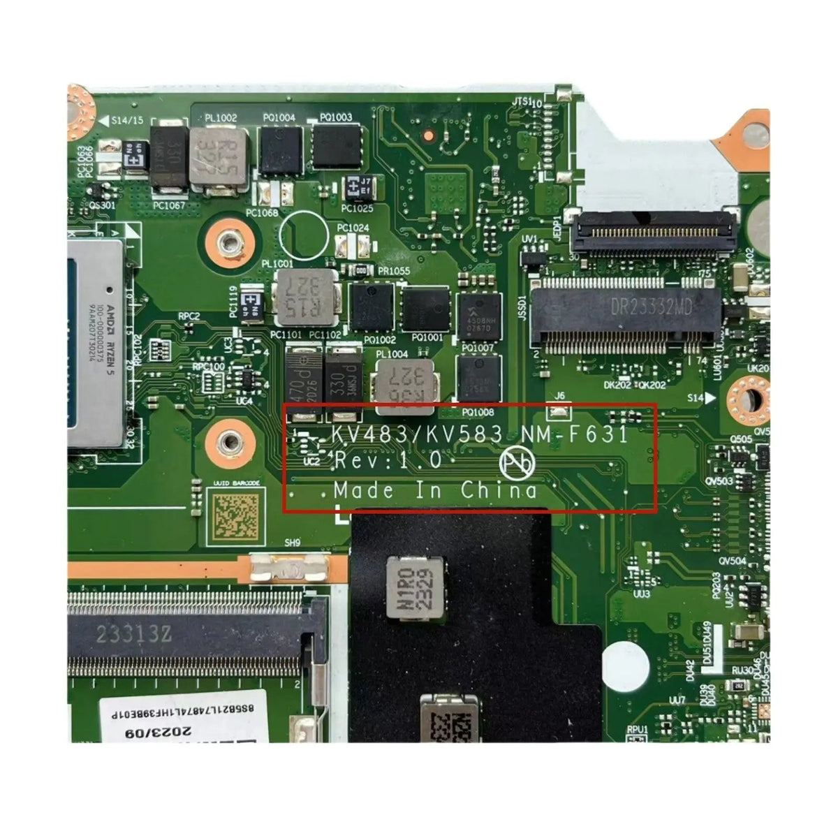 Lenovo V14 G4 ABP Motherboard NM-F631 5B21L74874 with R5-5500U 8GB-RAM - Bighao-era Laptop Part