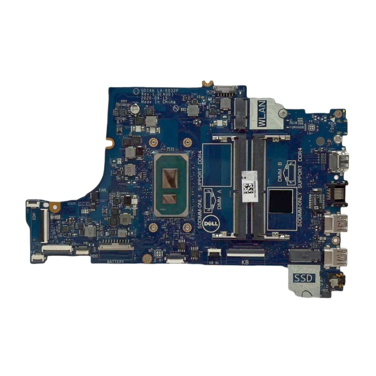 Dell Inspiron 3501 Vostro 3400 3500 Motherboard CN-07HC6F LA-K032P with i3-1115G4 CPU - Bighao-era Laptop Part