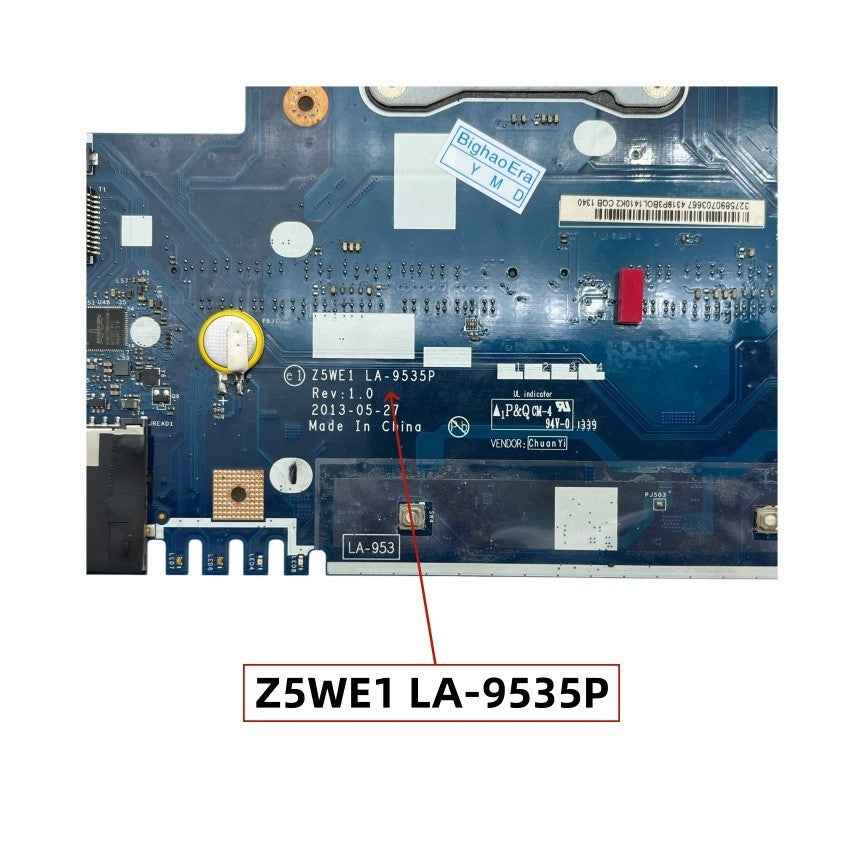 Acer Aspire E1-570G Motherboard NB.MES11.001 LA-9535P with i3-3217U GT720M-1GB - Bighao-era Laptop Part