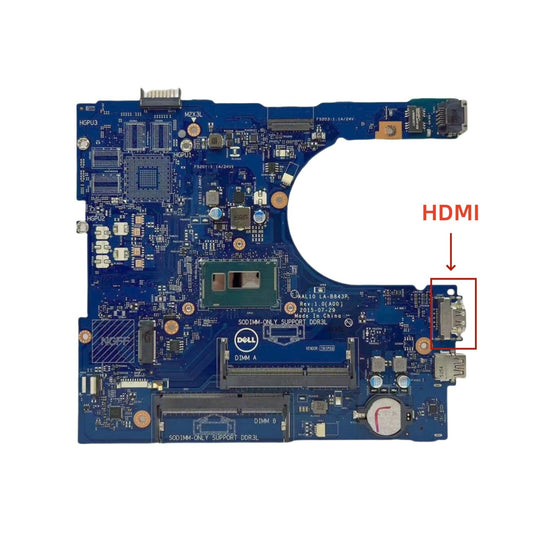 Dell Inspiron 5558 Motherboard LA-B843P CN-00HJC9 with i5-4210U CPU - Bighao-era Laptop Part