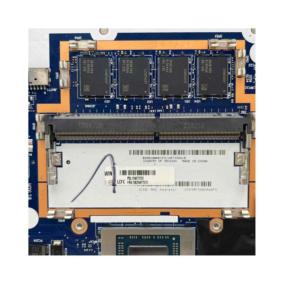 Lenovo Thinkpad E14 Gen2 Motherboard NM-C771 5B20W77570 with R7-4700U 8GB-RAM - Bighao-era Laptop Part
