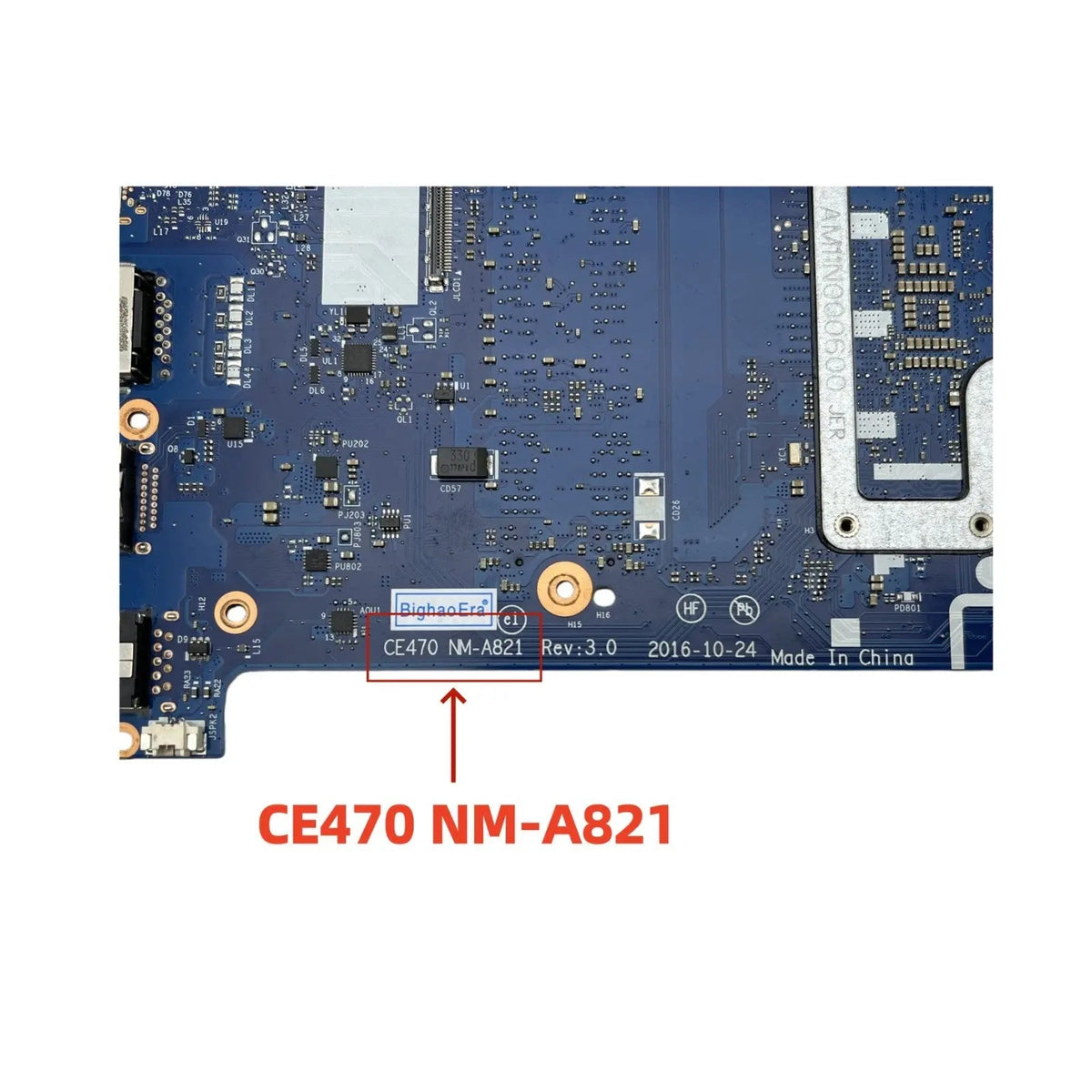 Lenovo ThinkPad E470 Motherboard NM-A821 01EN245 with i5-7200U CPU - Bighao-era Laptop Part