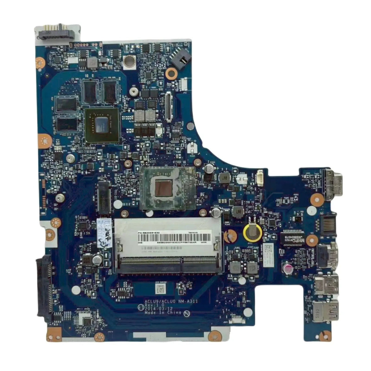 Lenovo Ideapad G50-30 Motherboard NM-A311 5B20G91632 with N3540 GT820M-1GB - Bighao-era Laptop Part