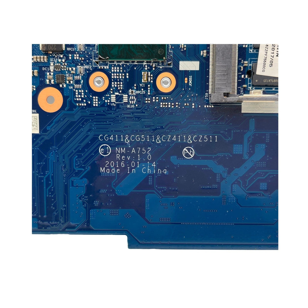 Lenovo Ideapad 510-15ISK Motherboard NM-A752 5B20L37538 with i5-6200U 4GB-RAM - Bighao-era Laptop Part