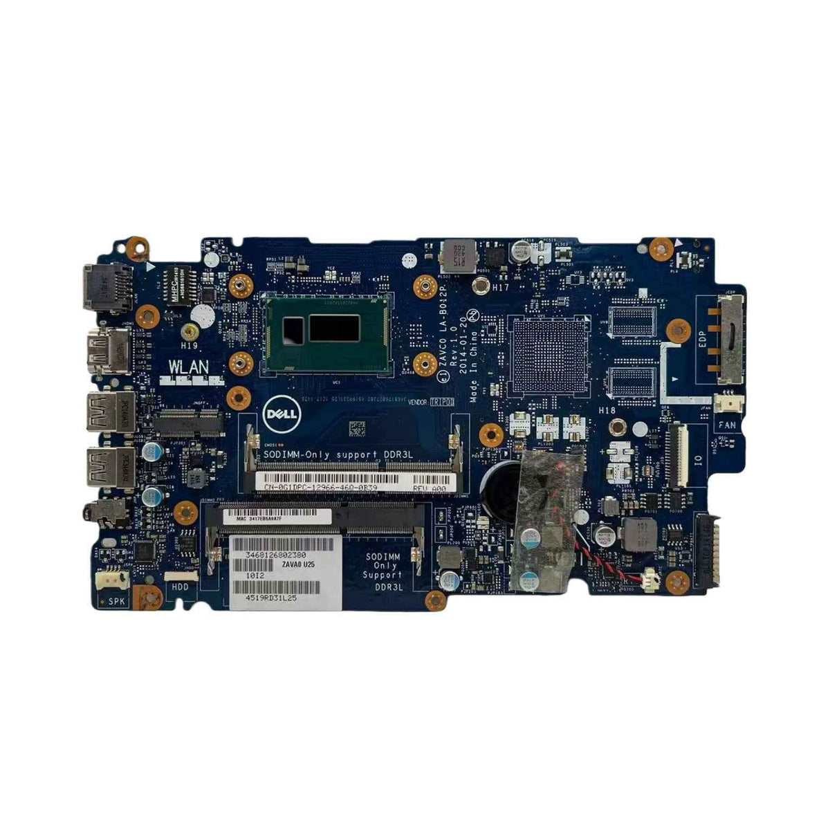 Dell Inspiron 5447 Motherboard LA-B012P CN‑0G1DPC with i5-4210U CPU - Bighao-era Laptop Part