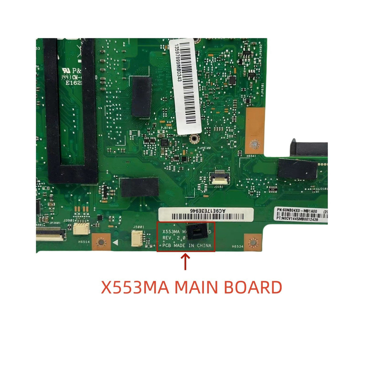 ASUS X553MA Motherboard 60NB04X0‑MB1900 with Intel N2940 CPU - Bighao-era Laptop Part