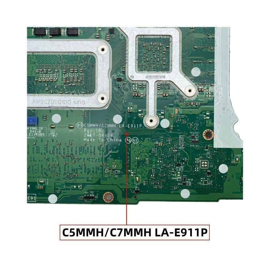 Acer AN515-51 A715-71G Motherboard LA-E911P NB.Q2R11.00M with i7-7700HQ GTX1050-4GB - Bighao-era Laptop Part