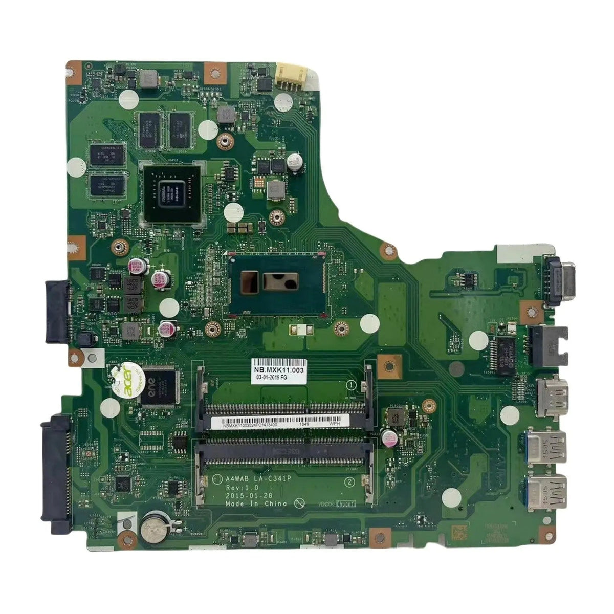 Acer Aspire E5-473G Motherboard LA-C341P NB.MXT11.001 with i5-4210U CPU GT920M-2GB - Bighao-era Laptop Part