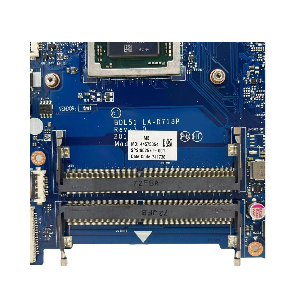 HP Pavilion 15-BA Motherboard LA-D713P 902570-601 with A12-9700P CPU - Bighao-era Laptop Part