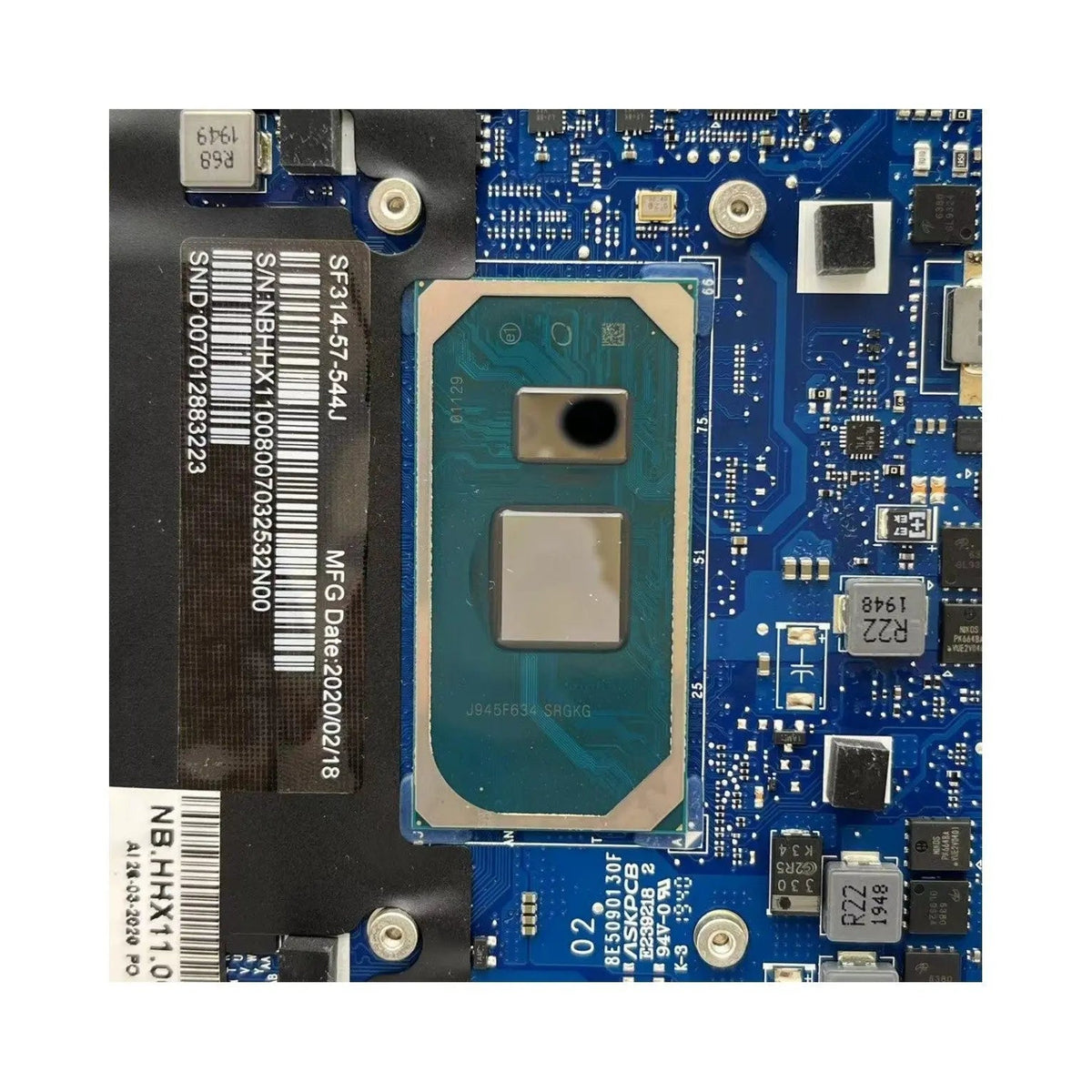 Acer Swift 3 SF314-57 Motherboard NB8511_PCB_MB_V4 NB.HHX11.008 with i5-1035G1 8GB-RAM - Bighao-era Laptop Part