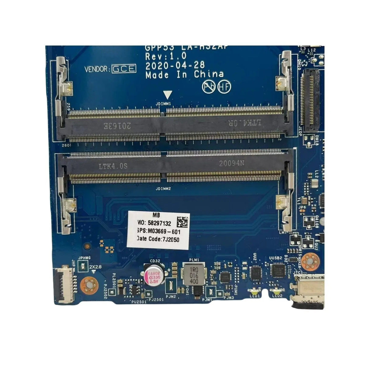 HP 15-GW 15s-GR 255 G8 Motherboard LA-H32AP M31093-601 M03669-601 with R3-3250U CPU - Bighao-era Laptop Part