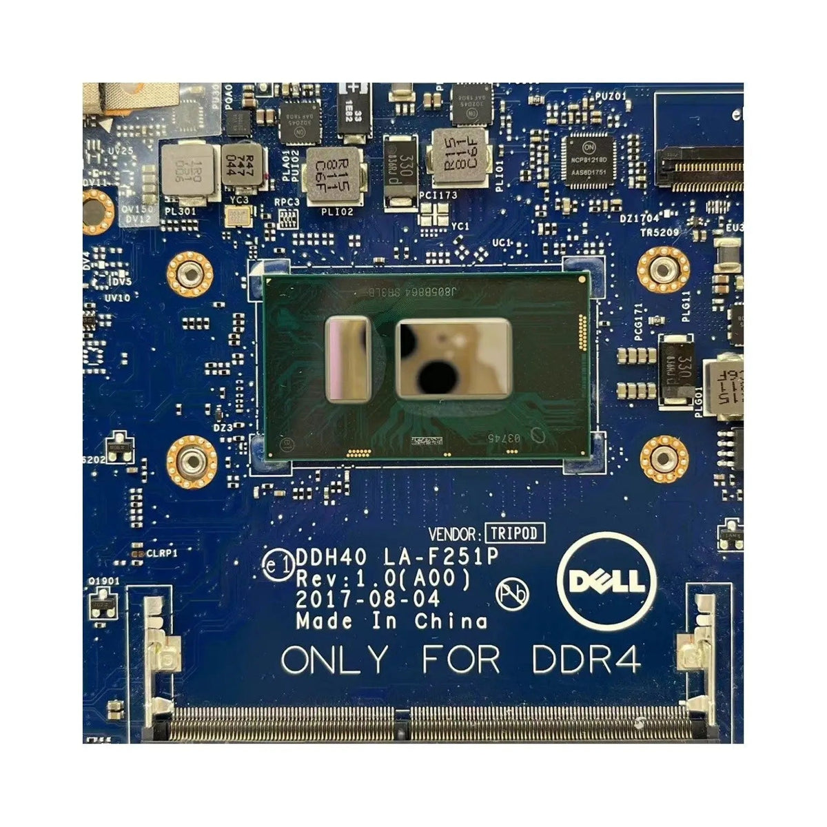 DELL Inspiron 7472 Motherboard LA-F251P CN-0RN0N1 with i5-8250U CPU - Bighao-era Laptop Part