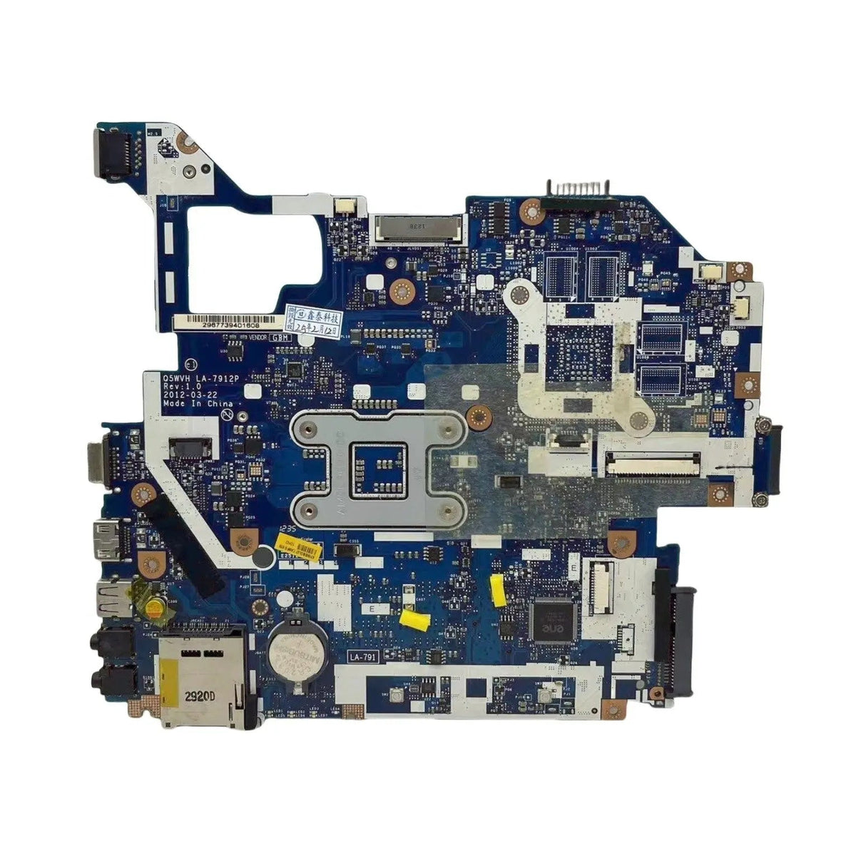 Acer Aspire V3-571 Motherboard LA-7912P NB.Y1111.001 with HM77 Q5WVH - Bighao-era Laptop Part