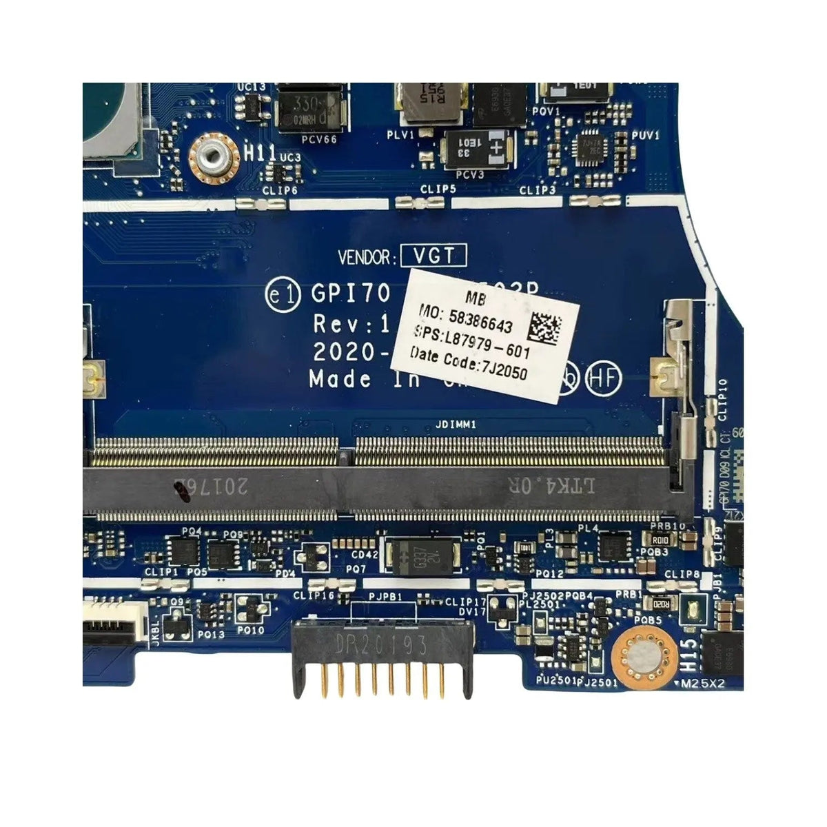 HP ENVY 17-CG Motherboard LA-J502P L87979-601 with i7-1065G7 MX330-2GB - Bighao-era Laptop Part
