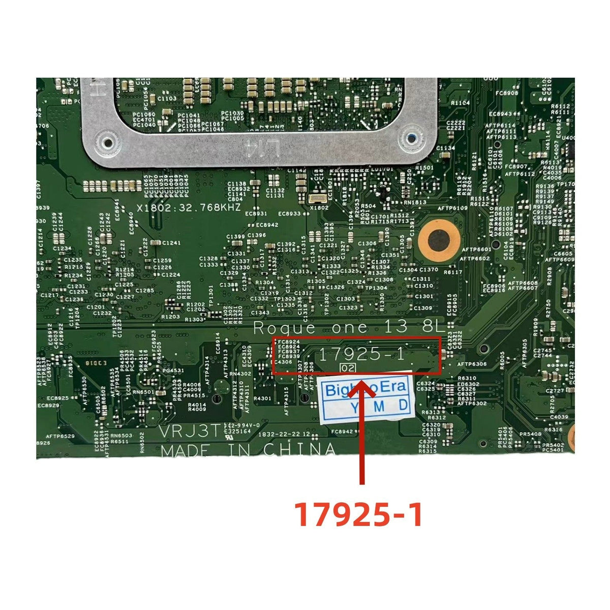 Dell Inspiron 13 7386 Motherboard 17925-1 CN-02CF17 with i5-8265U 8GB-RAM - Bighao-era Laptop Part