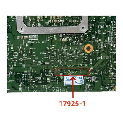 Dell Inspiron 13 7386 Motherboard 17925-1 CN-02CF17 with i5-8265U 8GB-RAM - Bighao-era Laptop Part
