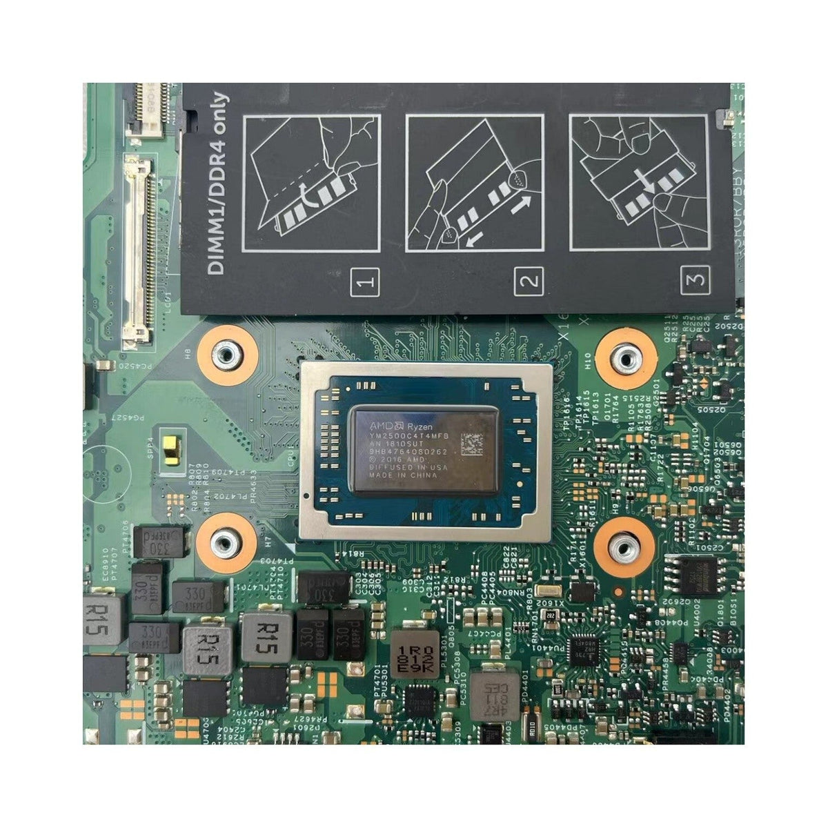 Dell Inspiron 13 7375 Motherboard 17852-1 CN-0K6D95 with R5-2500 CPU - Bighao-era Laptop Part