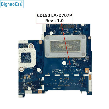 HP 15-AY Motherboard LA-D707P 909213-601 with i5-7200 CPU - Bighao-era Laptop Part