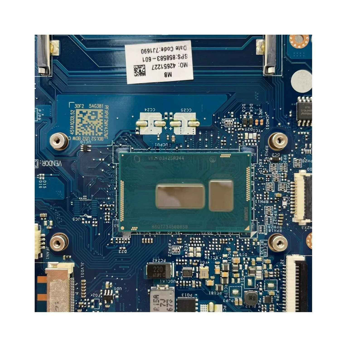 HP 250 G5 Motherboard LA-D703P 858583-601 with i3-5005U CPU - Bighao-era Laptop Part