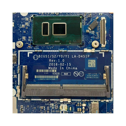 Lenovo FLEX 4-1570 Yoga 510-15ISK Motherboard LA-D451P 5B20L45901 with i3-6100U CPU - Bighao-era Laptop Part