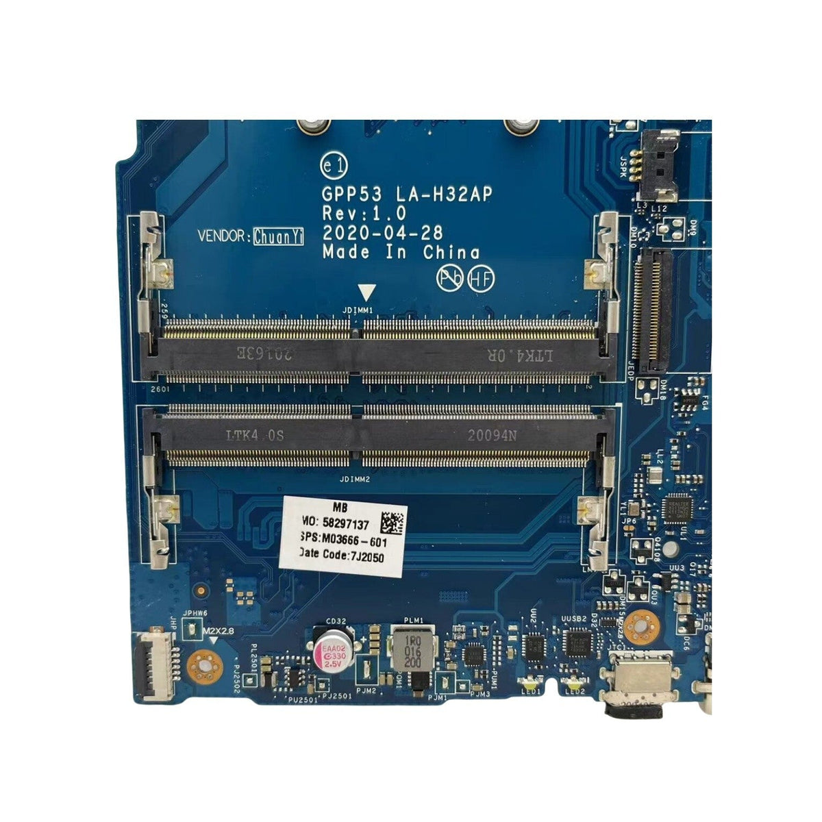 HP 15-GW Motherboard LA-H32AP M03666-601 with 3150U CPU Radeon 620-2GB - Bighao-era Laptop Part