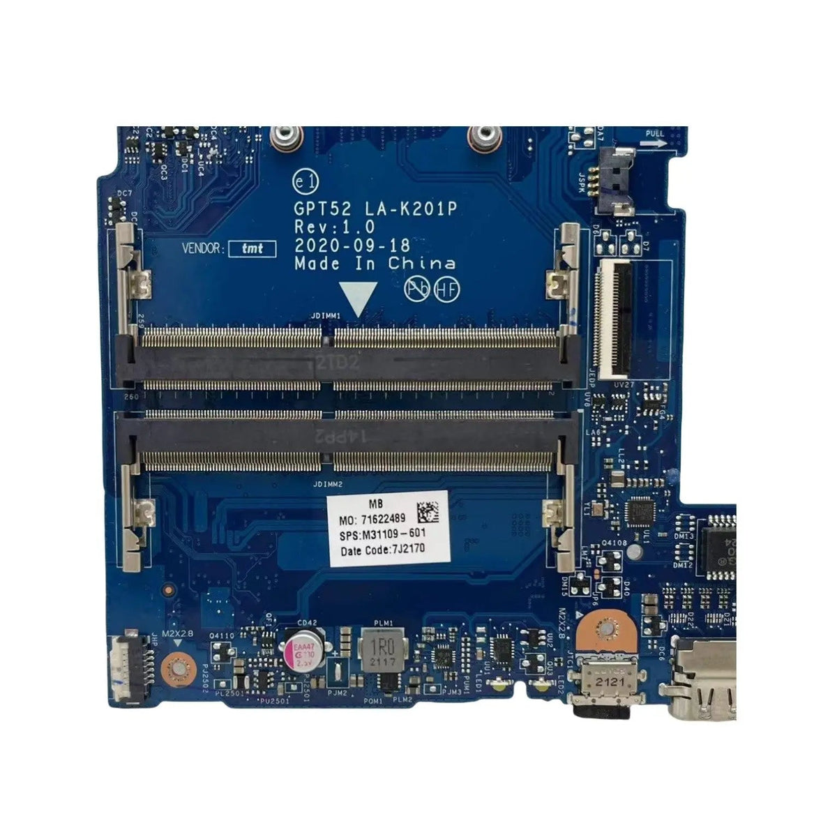 HP 15-DW 250 G8 Motherboard LA-K201P M31109-601 M29209-601 with i5-1135G7 CPU - Bighao-era Laptop Part