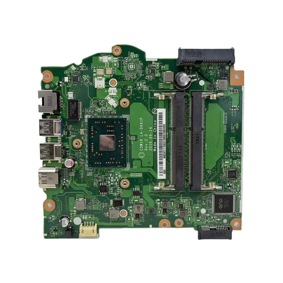 Acer Aspire ES1-523 Motherboard LA-D661P NB.GGT11.003 with E1-7010 CPU - Bighao-era Laptop Part