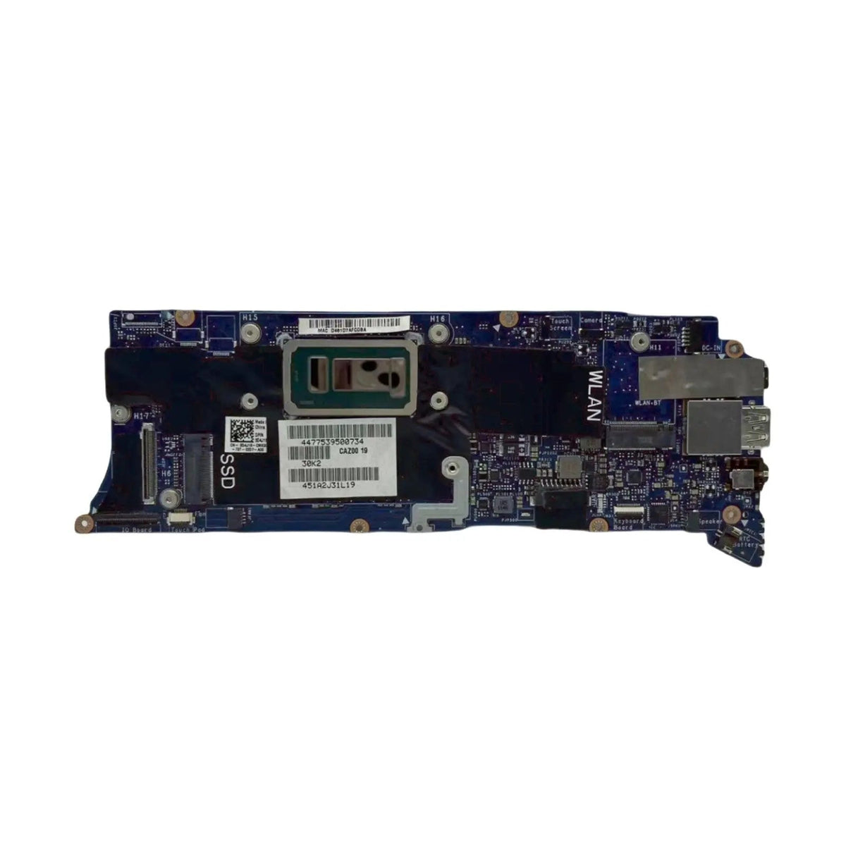 Dell XPS 13 9360 Motherboard LA-D841P CN-09RYR9 with i7-7560U CPU 16GB-RAM - Bighao-era Laptop Part