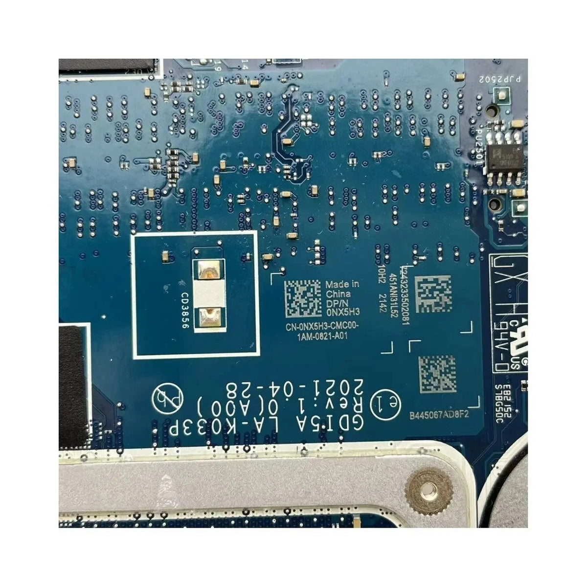 Dell Inspiron 3500 3501 Motherboard LA-K033P CN-0NX5H3 with i7-1165G7 CPU MX330-2GB - Bighao-era Laptop Part