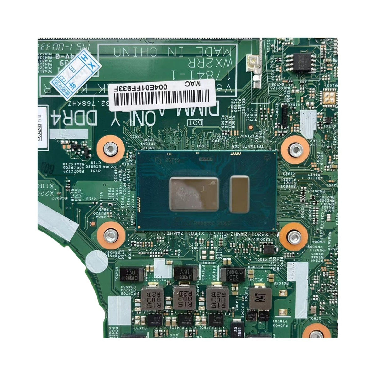 Dell Inspiron 15‑3576 Motherboard 17841-1 CN‑0F2P7W with i7-8550U CPU Radeon 520-2GB - Bighao-era Laptop Part
