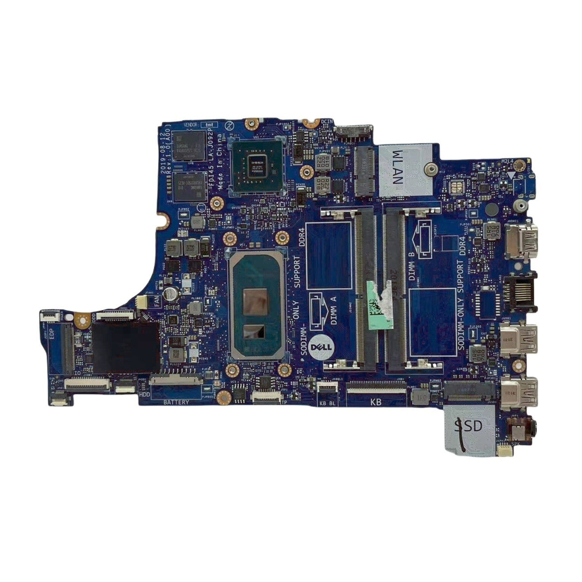 Dell Inspiron 3493 Motherboard CN-0YCVH6 LA-J092P with i7-1065G7 MX230-4GB - Bighao-era Laptop Part
