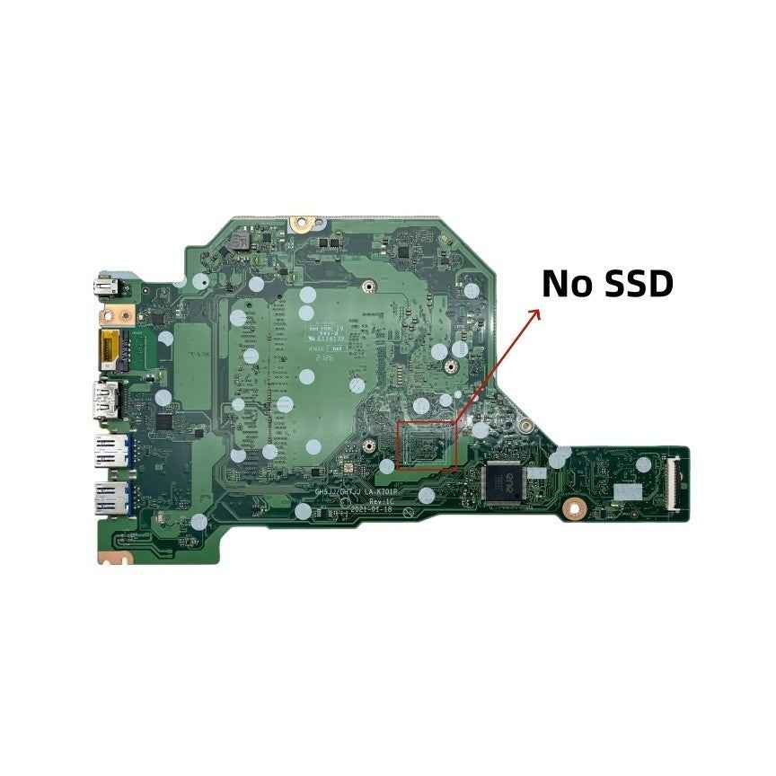 Acer Aspire 3 A315‑35 Motherboard LA-K701P NB.A8X11.001 with N5100 CPU - Bighao-era Laptop Part