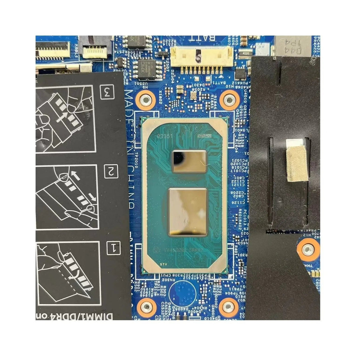 Dell Vostro 5502 Motherboard 19861-1 CN-0MTVY1 with i7-1165G7 CPU MX330-2GB - Bighao-era Laptop Part