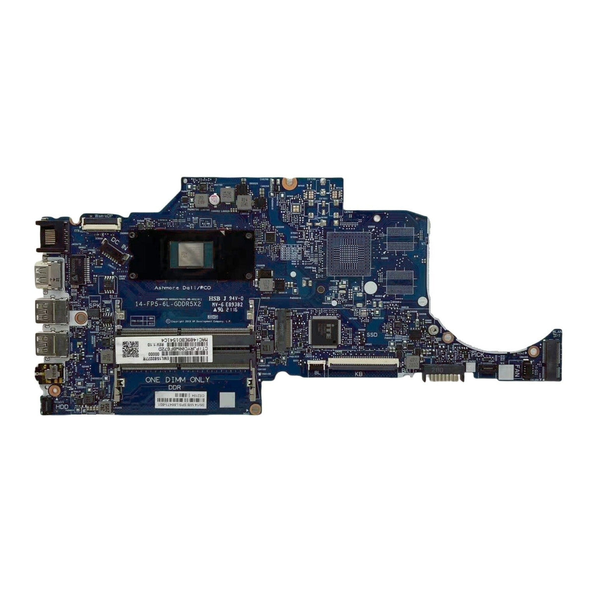 HP 14-DK Motherboard 6050A3176101 L86471-601 with 3050U CPU - Bighao-era Laptop Part