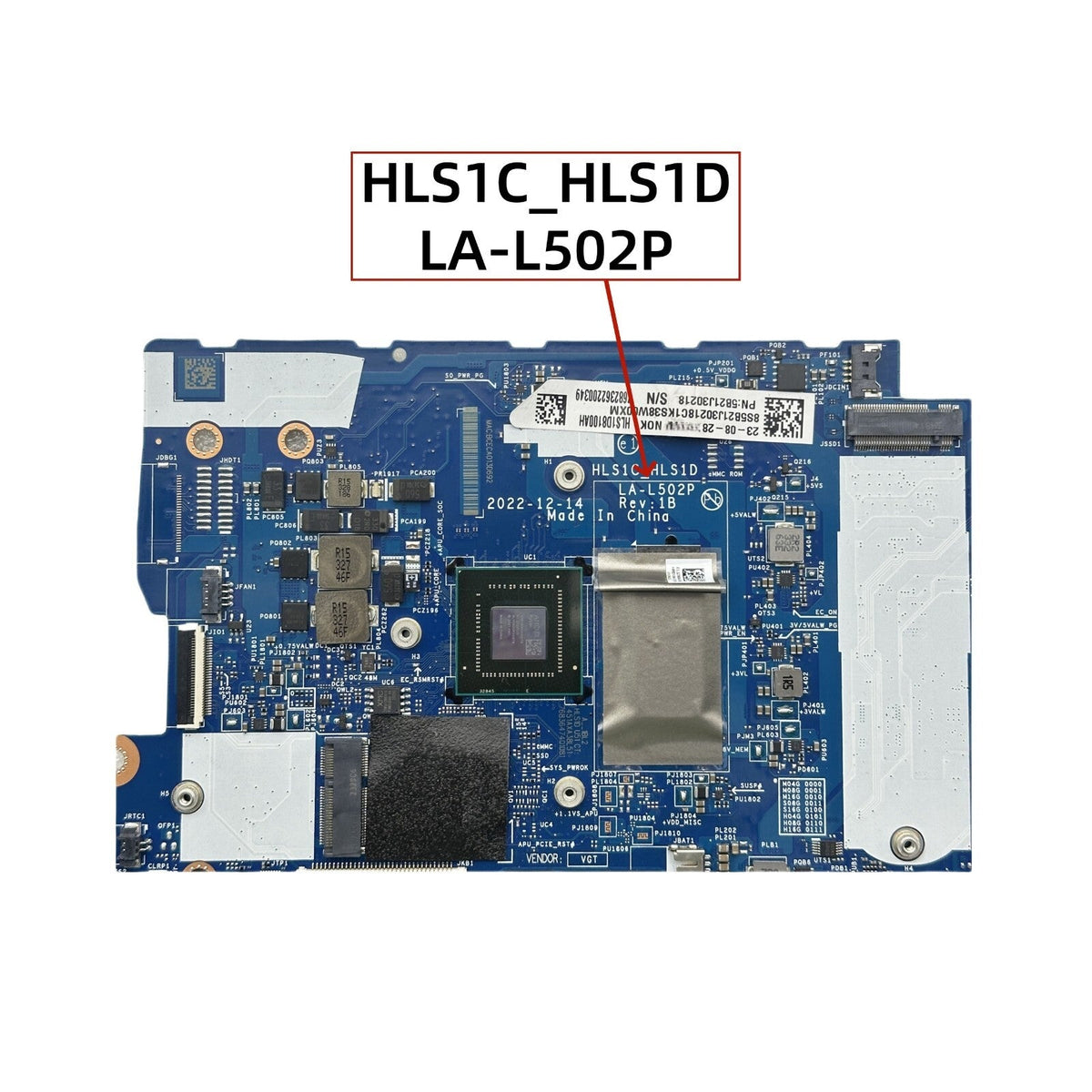 Lenovo IdeaPad 1 15AMN7 Motherboard LA-L502P 5B21J30218 with R3-7320U CPU 8GB-RAM - Bighao-era Laptop Part