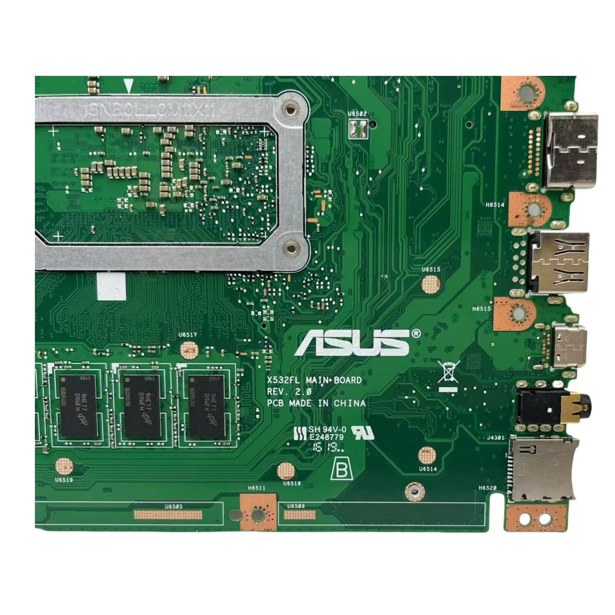 ASUS X532FA S532FA X532F Motherboard X532FL 90NB0MJ0-R00030 with i5-8265U 4GB-RAM - Bighao-era Laptop Part
