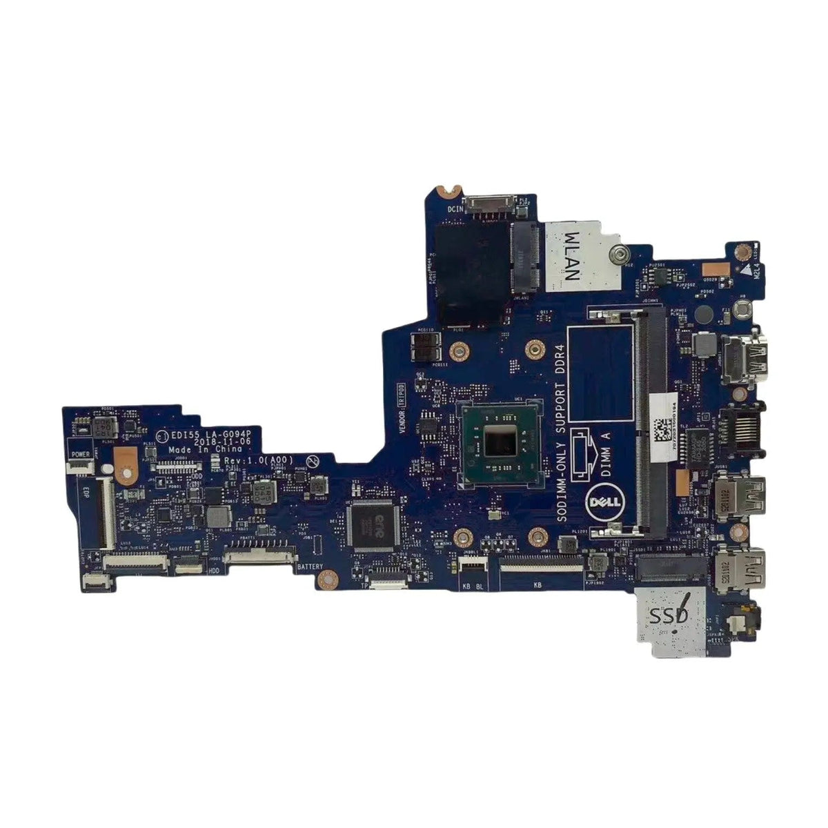 Dell Inspiron 3582 Motherboard LA-G094P CN-0M15FX with N4020 CPU - Bighao-era Laptop Part