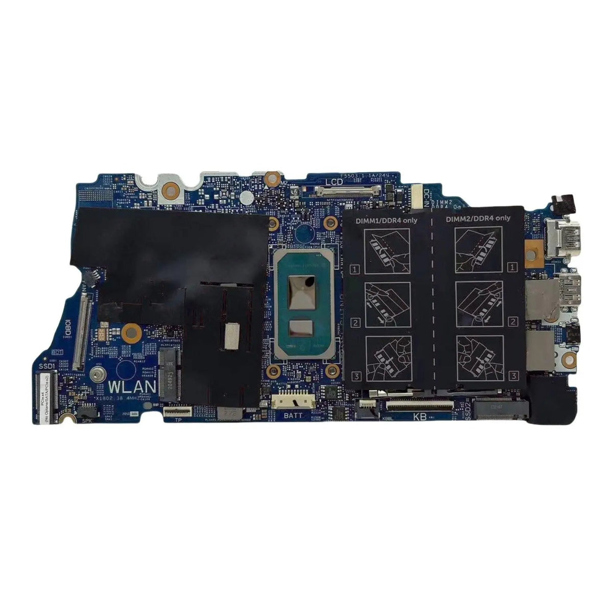 Dell Inspiron 5502 Motherboard 19861-1 CN-0WNVYK with i5-1135G7 CPU - Bighao-era Laptop Part