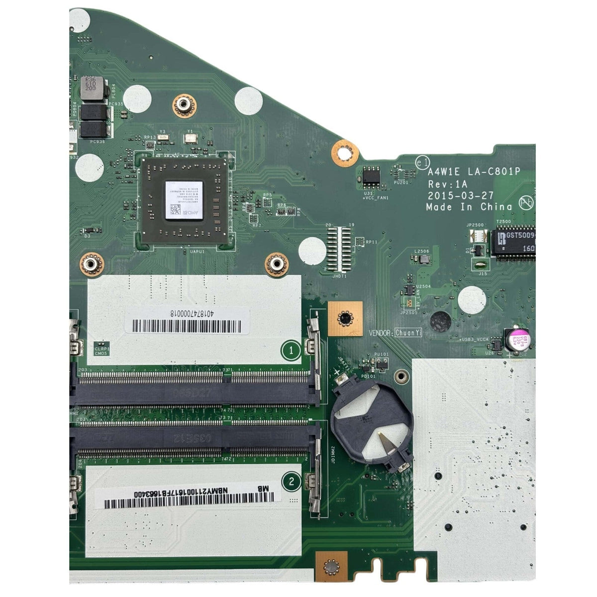 Acer Aspire ES1-420 ES1-421 Motherboard LA-C801P NB.G1F11.002 with E1-2500 CPU - Bighao-era Laptop Part